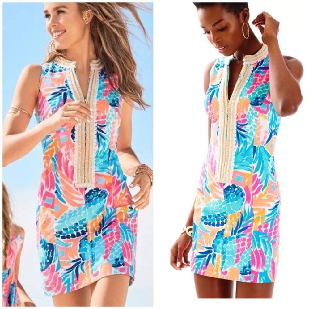 Lilly Pulitzer Vibrant Tropical Mini Dress